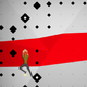 A character climbing a rock wall in mobile game Crux